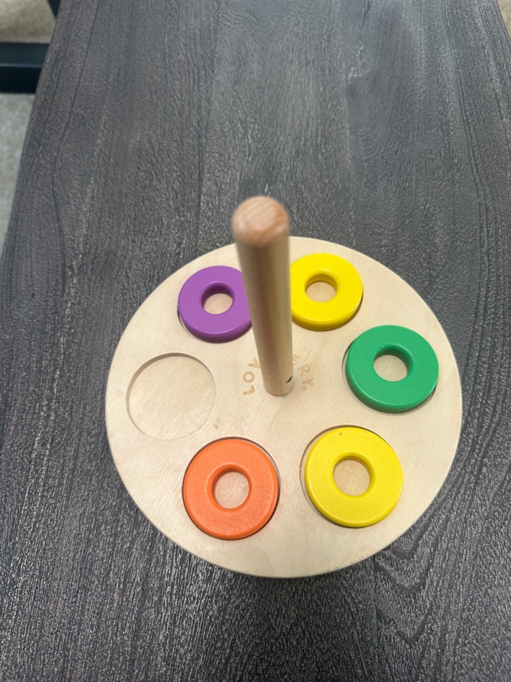 Lovevery Flexible Wooden Ring Stacker Montessori
